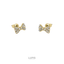 LUPIS Petite Ribbon Stud Earrings