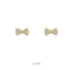 LUPIS Petite Ribbon Stud Earrings