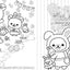 PREORDER Rilakkuma Coloring Book Vol. 2: Coloring Lesson Book