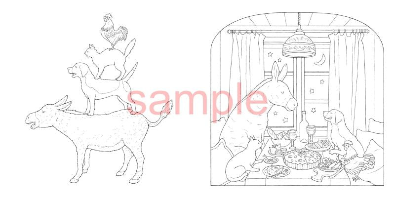 PREORDER A Nostalgic Fairy Tale World Coloring Book