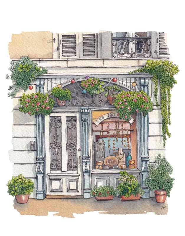 PREORDER A Journey to Beloved Shops Coloring Book