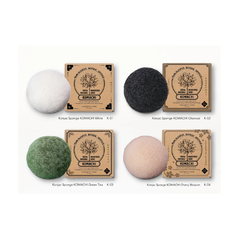 Yamamoto Farm Komachi Organic Konjac Facial Sponge (Assorted Scents)