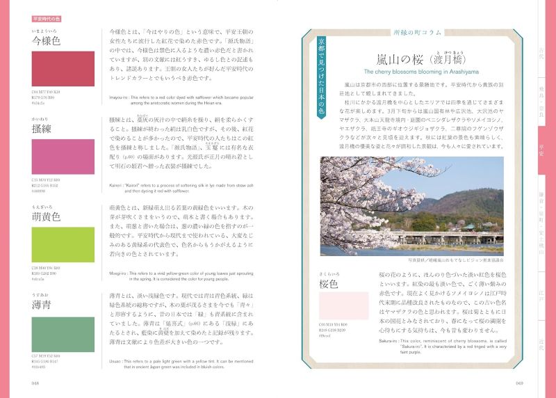 PREORDER Beautiful Colors of Japan Through History