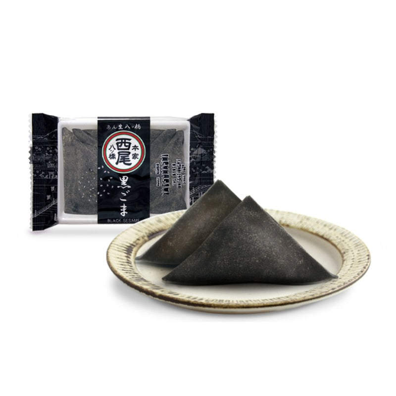 PREORDER Honke Yatsuhashi Nishio Black Sesame Yatsuhashi