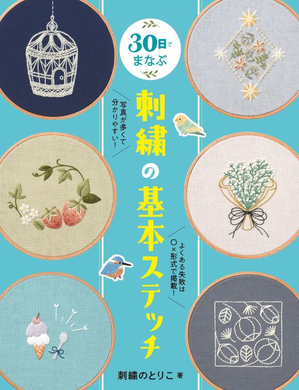 PREORDER Learn Basic Embroidery Stitches in 30 Days