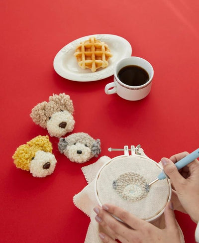 PREORDER Punch Needle Animals: Fluffy Creations from Atelier Tulip!