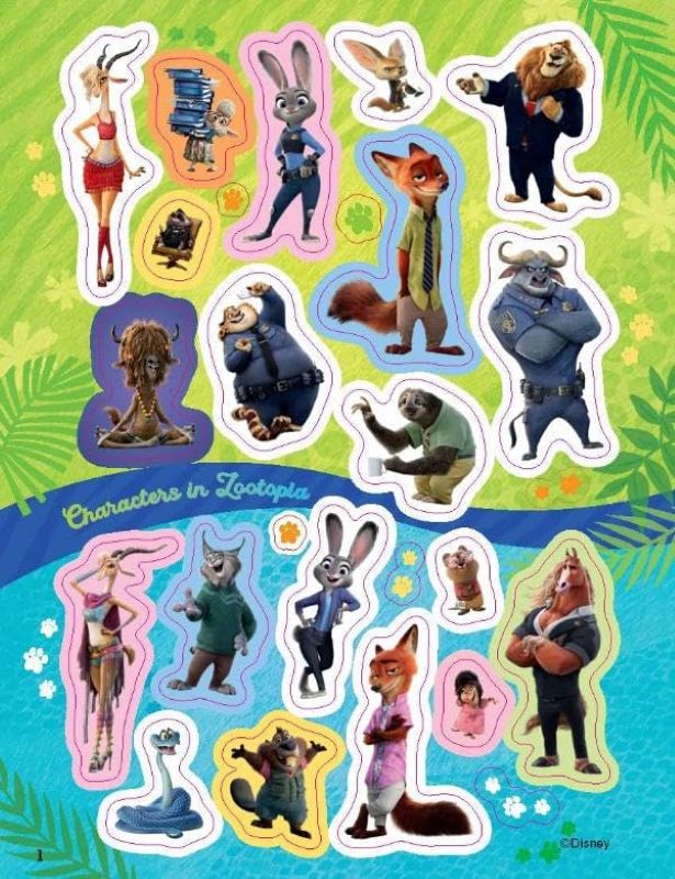 PREORDER Zootopia Complete Sticker Book