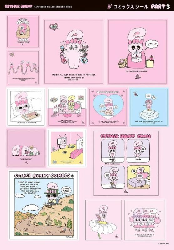 PREORDER Esther Bunny Happiness Sticker Book