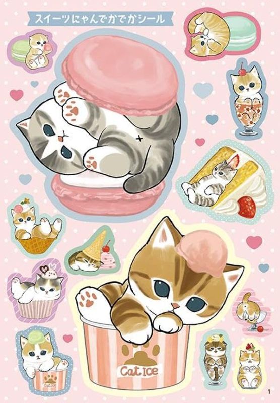 PREORDER mofusand Big Sticker Book