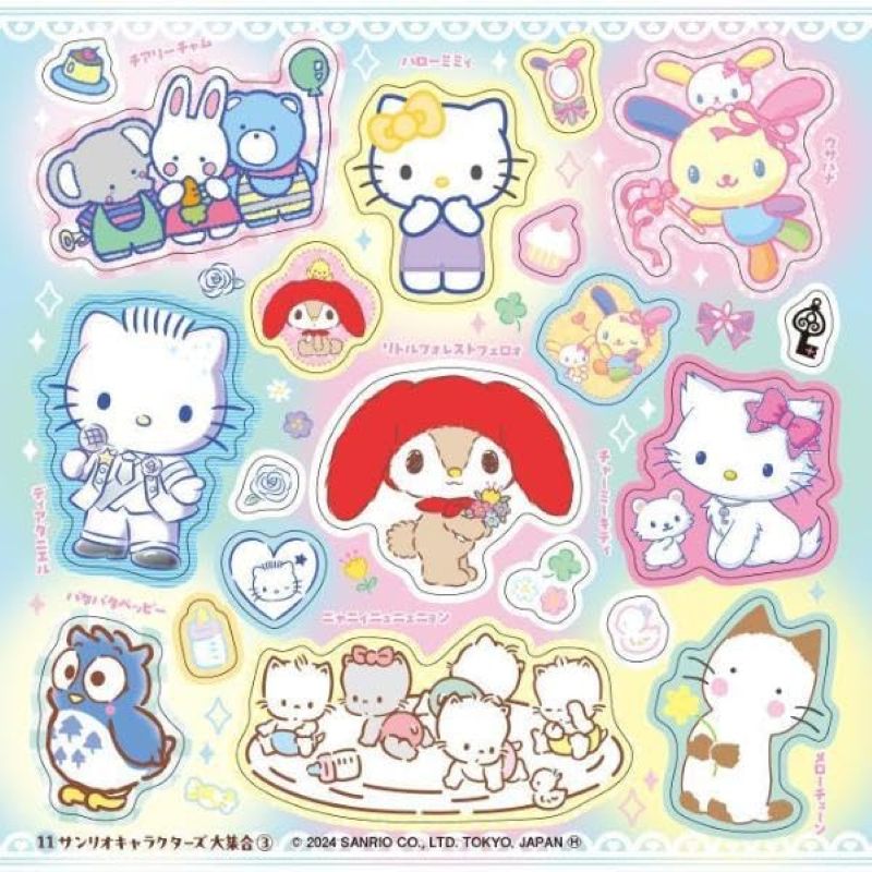 PREORDER Sanrio Characters All Together Sticker Book
