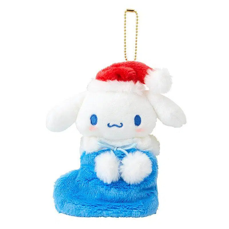 Sanrio Christmas Stocking Plush Keychain
