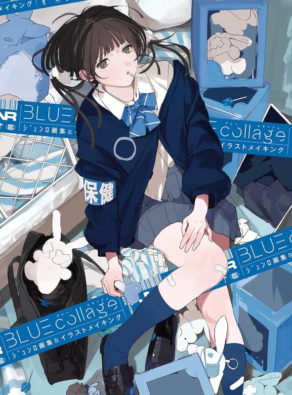 PREORDER BLUE collage: The Art and Making of Junro