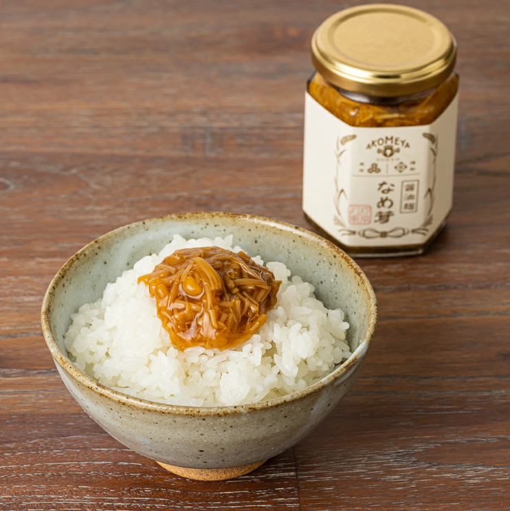 AKOMEYA TOKYO Shoyu Koji Nametake - Enoki Mushrooms in Soy Sauce and Rice Malt
