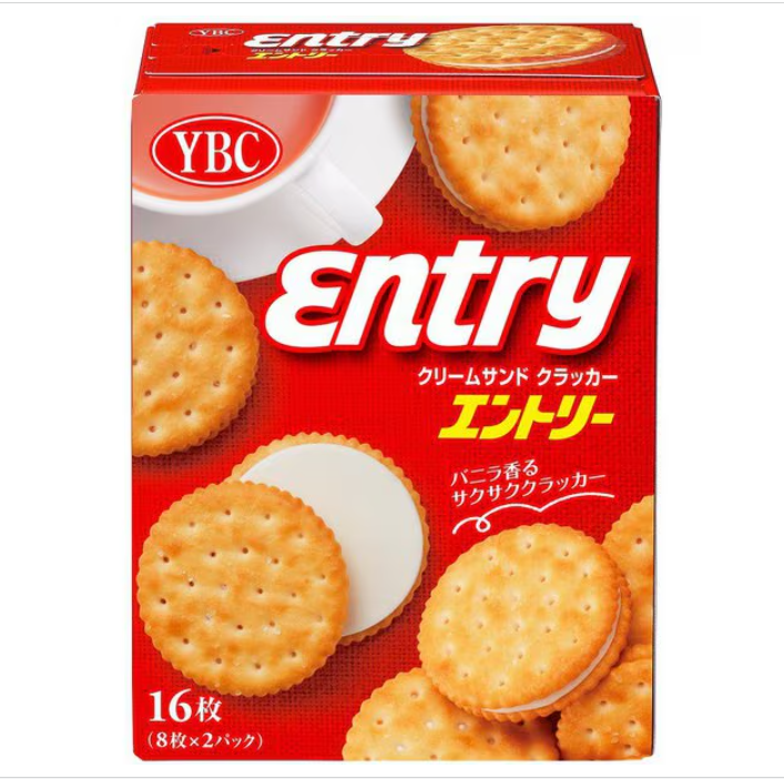 Yamazaki Biscuits Entry Cream Sandwich Crackers