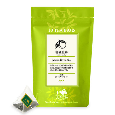 Lupicia Momo Green Tea (10 Tea bags)