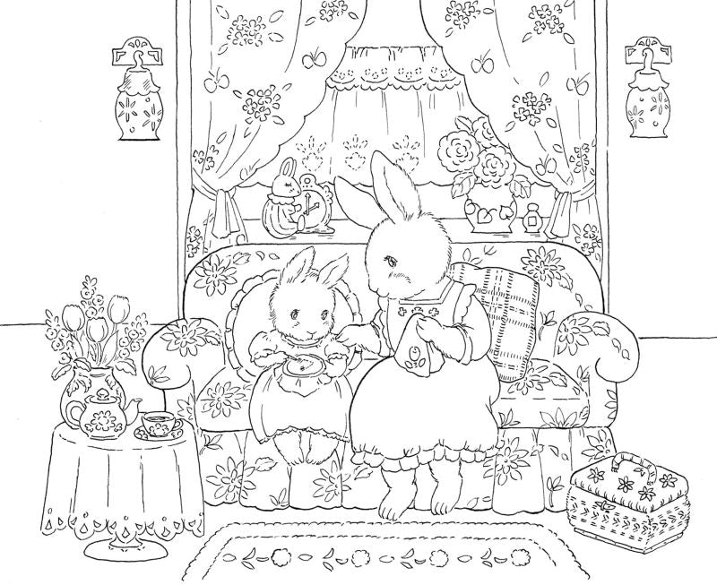 PREORDER Bunny Parent & Child: A Flowering Life in a Tiny Home