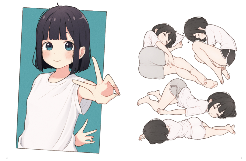 PREORDER Issa Kawaguchi's Girl Illustration Pose Collection Vol. 2