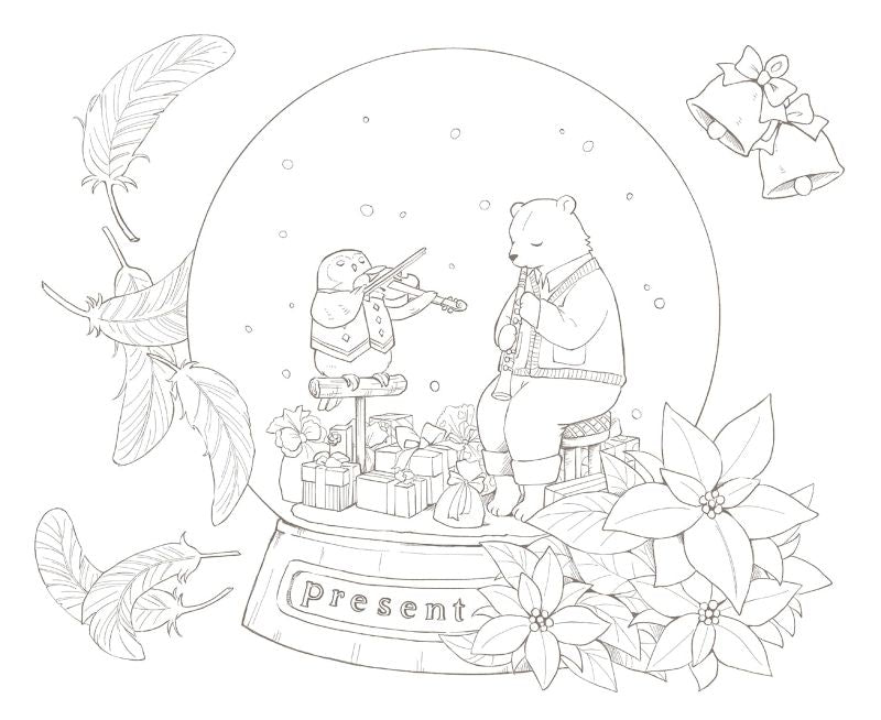 PREORDER The Traveling Animal Orchestra Coloring Book