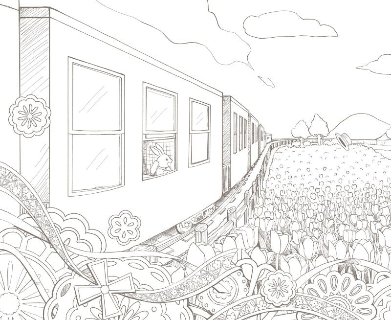 PREORDER The Traveling Animal Orchestra Coloring Book