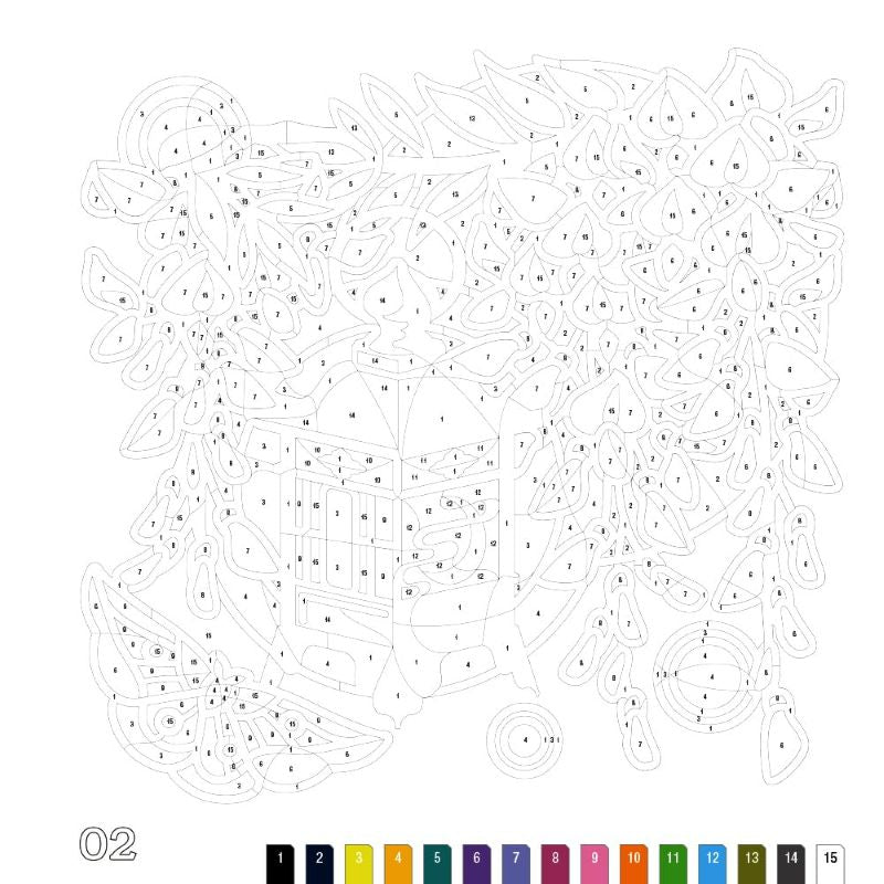 PREORDER Healing Puzzle Coloring: A Floral Calendar of the Four Seasons