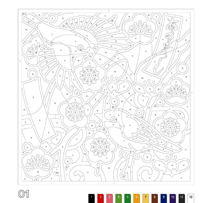 PREORDER Healing Puzzle Coloring: A Floral Calendar of the Four Seasons