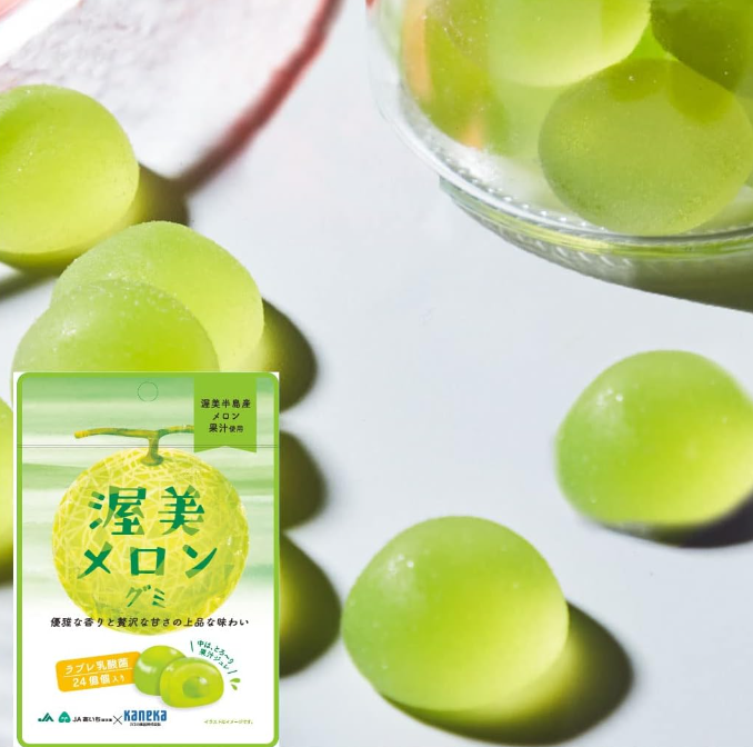 Kaneka Atsumi Melon Gummy Candy with Labre Lactic Acid