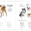 PREORDER Dog & Cat Illustration Workbook: Draw Cute Animals in 4 Easy Steps