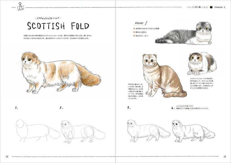 PREORDER Dog & Cat Illustration Workbook: Draw Cute Animals in 4 Easy Steps