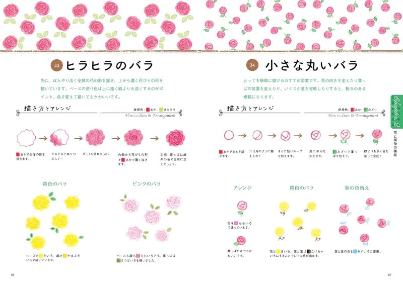 PREORDER 100 Pattern Illustration Ideas with Colored Pencils
