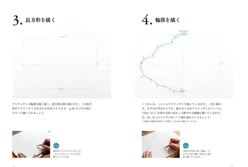PREORDER Let's Draw Croissants! Bread Illustration & Drawing Techniques