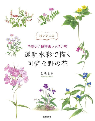 PREORDER Transparent Watercolor Wildflowers: An Easy Botanical Drawing Lesson Book