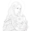 PREORDER  Premium Adult Coloring Book: Blossoming Maidens