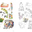 PREORDER A Coloring Book Journey Through Korea's Four Seasons with Two Cats