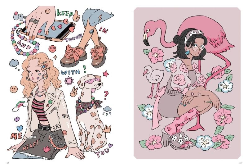 PREORDER Chiyaki's Fashion Coloring Book
