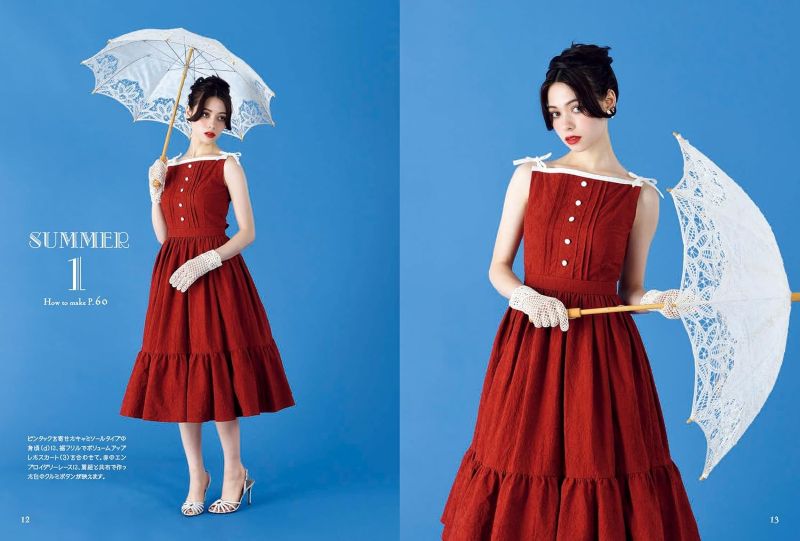PREORDER Retro Girly Dresses: A Sewing Book by Mayo Suzuki