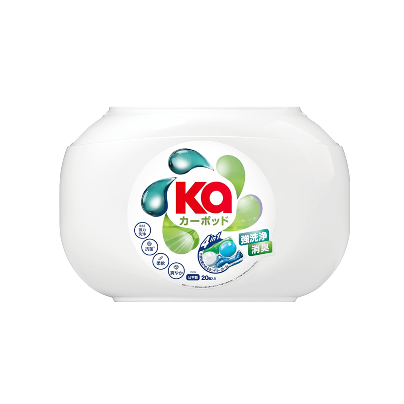Ouji Sekken Ka 4-in-1 Laundry Pods (Citrus Tea and White Musk Scent, 20 pieces)