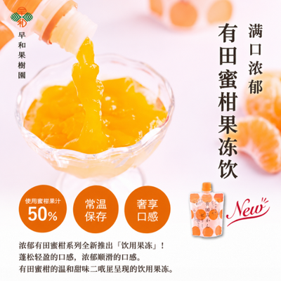 Sowa Kajuen Arida Mikan Mandarin Orange Jelly Pouch