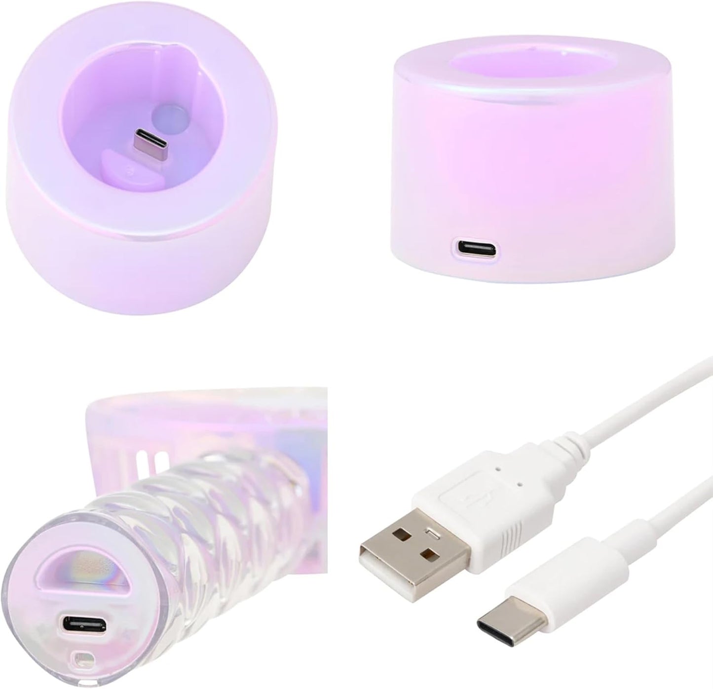 PREORDER Francfranc Frais Handy Fan (Purple Gel Quit)