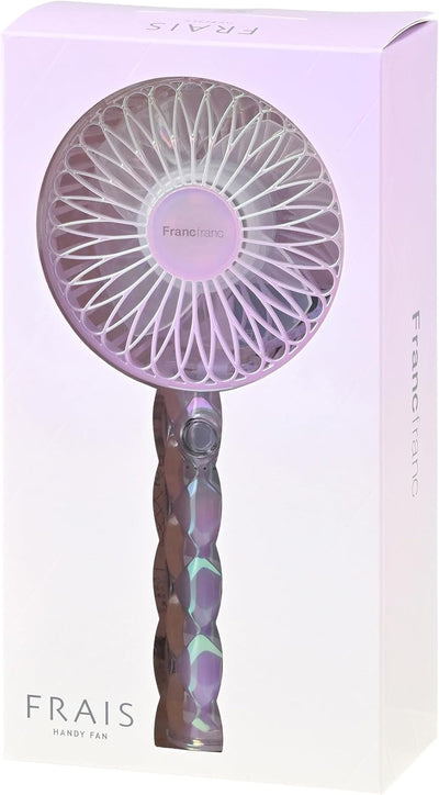 PREORDER Francfranc Frais Handy Fan (Purple Gel Quit)