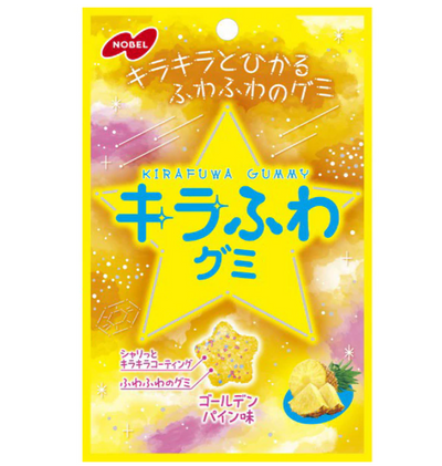 Nobel Kirafuwa Gummy Candy (Golden Pineapple Flavor)