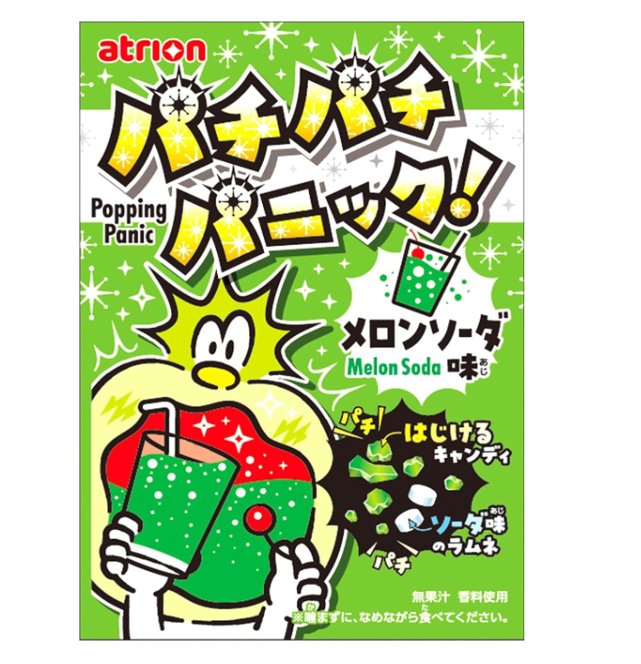 Meiji Sangyo Atrion Pachi Pachi Panic Melon Soda Popping Candy