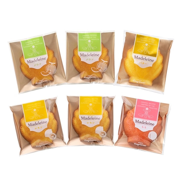Ginza Cozy Corner Summer Madeleines Cakes (6-Piece Set)