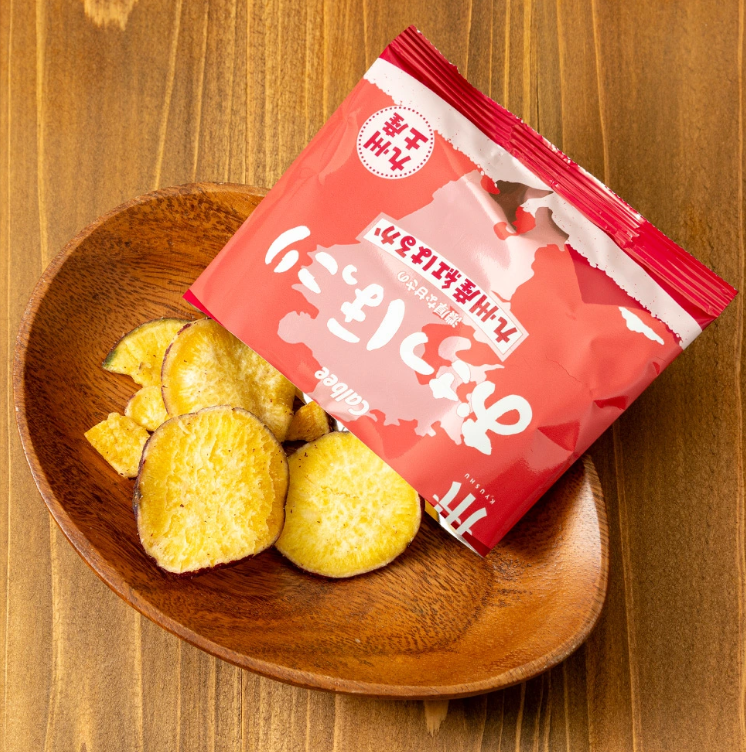 Calbee Kyushu Osatsu Hokkori Sweet Potato Chips