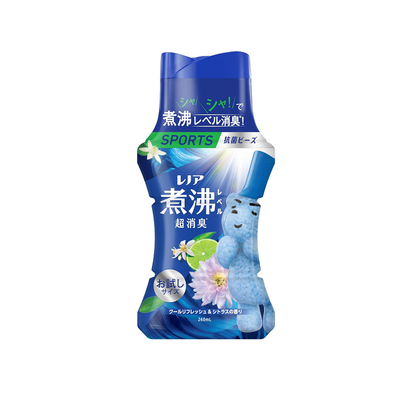 P&G Lenor Boil Wash-Level Antibacterial Laundry Bead Trial Bottle (Sports Cool Refresh and Citrus Scent)
