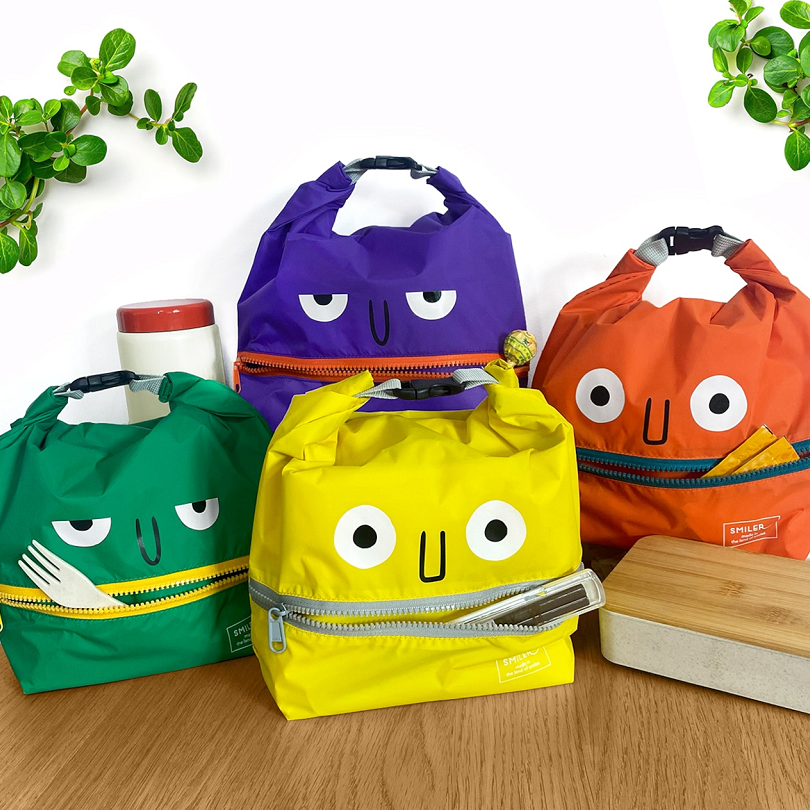 SMILER Lunch Monster Insulated Lunch Bag