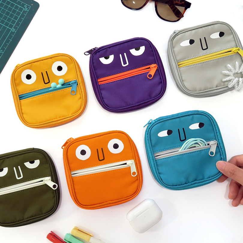 SMILER Pouch Monster Zipper Pouch