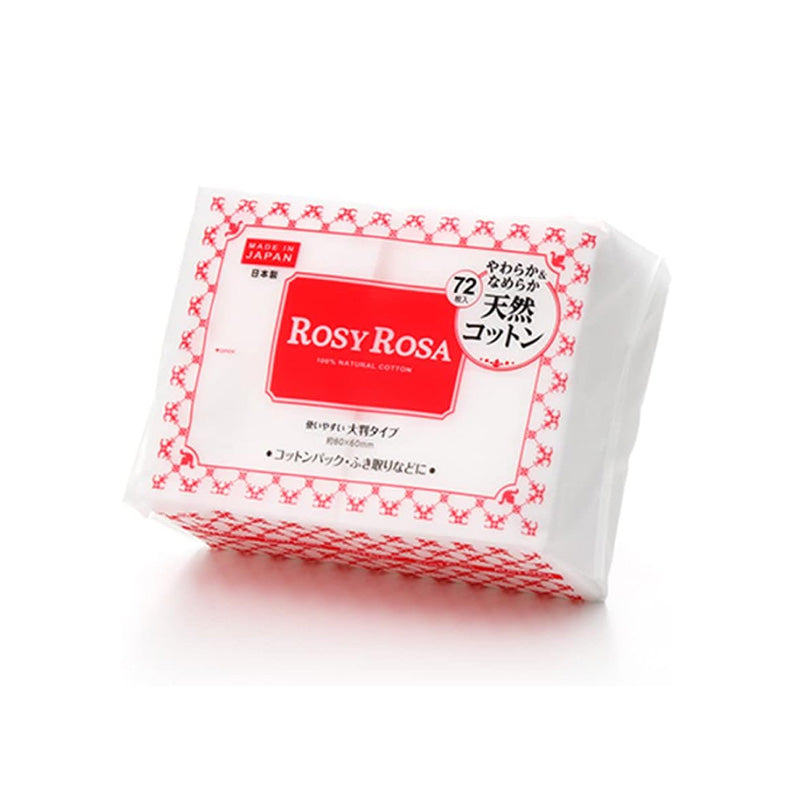 ROSYROSA Large Cotton Pads – 72 Sheets