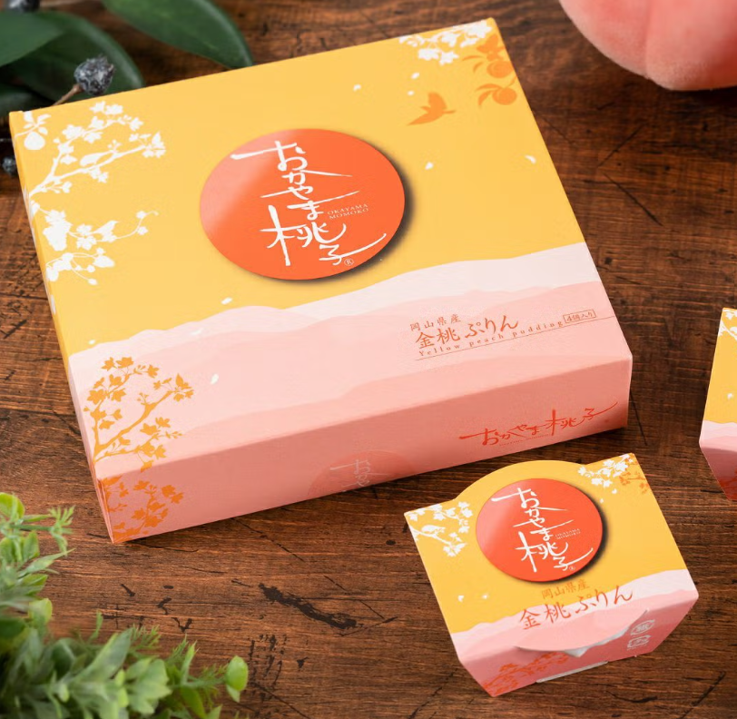 Okayama Momoko Golden Peach Pudding