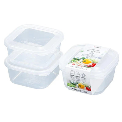 Home Pack E 2-Piece Food Storage Container Set – Clear