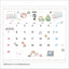 PREORDER Sumikko Gurashi Desktop Whiteboard Calendar 2027